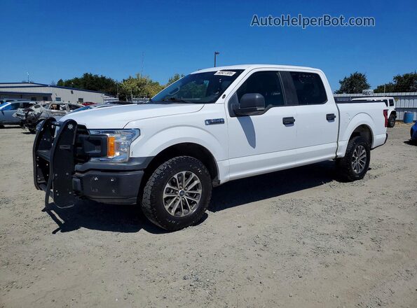1FTEW1P46KKD91682 2019 FORD F150 White Rear left