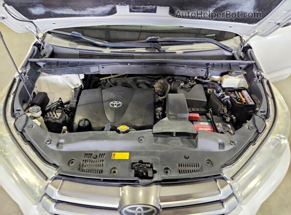 5TDBZRFH1HS363576 2017 TOYOTA HIGHLANDER White Вид наклейки з VIN-кодом