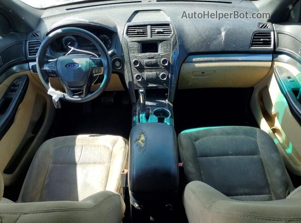 1FM5K7BHXGGC05267 2016 FORD EXPLORER Blue Vista del cuadro de instrumentos