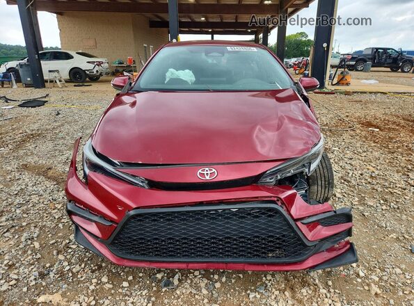5YFS4MCE1PP155104 2023 TOYOTA COROLLA Maroon Vista trasera