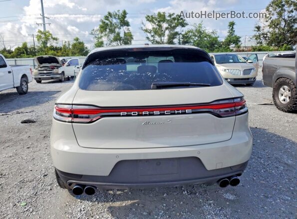 WP1AB2A59MLB36229 2021 PORSCHE MACAN Gray წინა სალონის ხედი