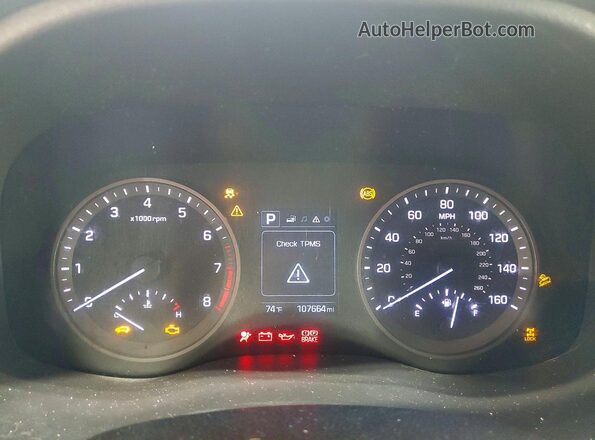KM8J3CA29GU093175 2016 HYUNDAI TUCSON White უკანა სავარძლების ხედი