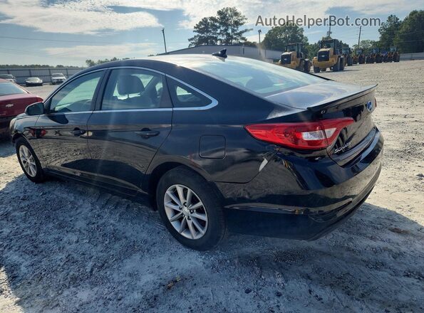 5NPE24AF9HH567042 2017 HYUNDAI SONATA Black Հետևի աջ