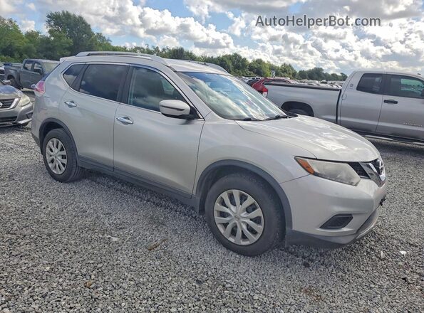 KNMAT2MT6GP609249 2016 NISSAN ROGUE Silver Դիմացի տեսք