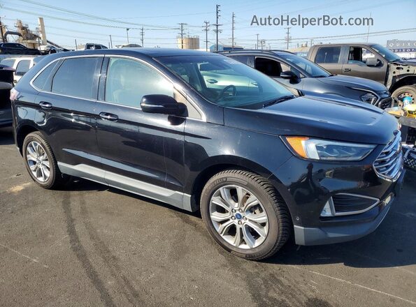 2FMPK3K98KBC02698 2019 FORD EDGE Black წინა ხედი