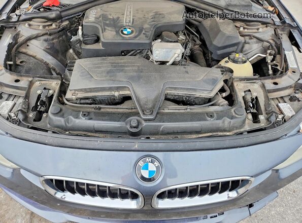 WBA8E9G53GNT47343 2016 BMW 3 SERIES Gray Вид підкапотного простору