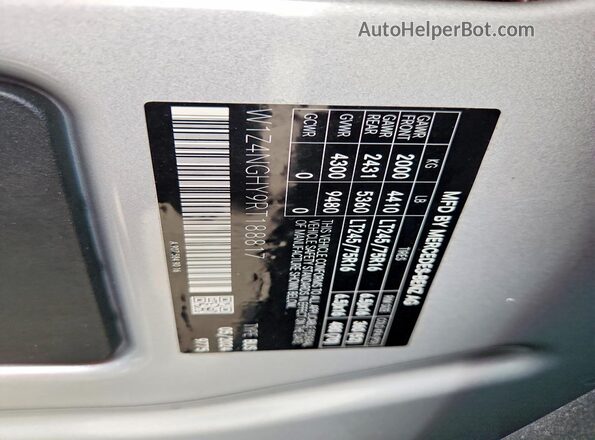 W1Z4NGHY9RT188817 2024 MERCEDES-BENZ SPRINTER Silver 