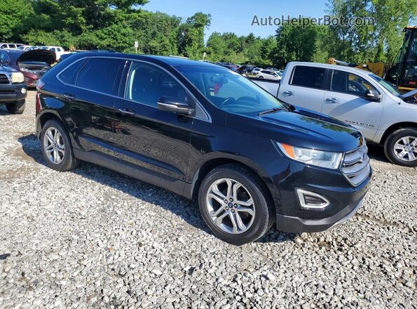2FMPK3K91JBB06877 2018 FORD EDGE Black Դիմացի տեսք