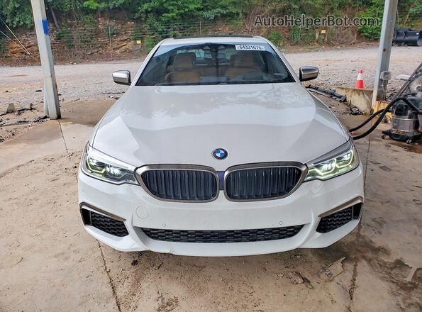 WBAJB9C50JB287157 2018 BMW M5 White Вид ззаду
