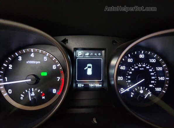 5XYZTDLB9HG441487 2017 HYUNDAI SANTA White Widok tylnych siedzeń