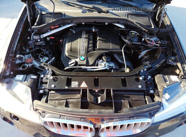 5UXXW5C58G0N92953 2016 BMW X4 Black Engine compartment view