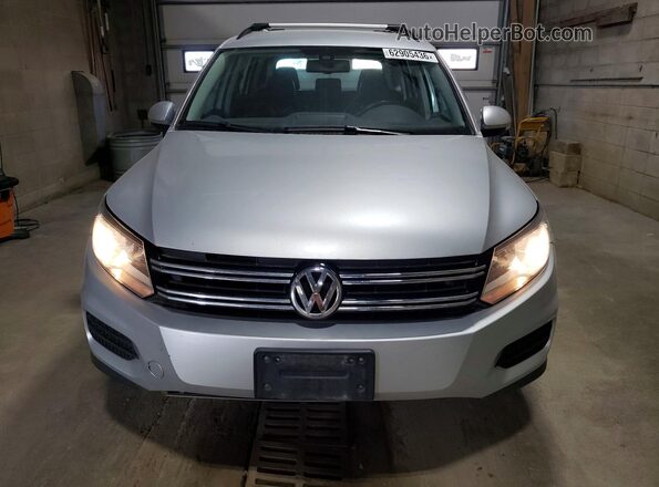 WVGBV7AX0GW604486 2016 VOLKSWAGEN TIGUAN Silver Вид ззаду