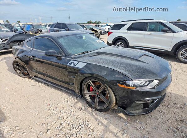 1FA6P8CFXN5144353 2022 FORD MUSTANG Black Widok z przodu