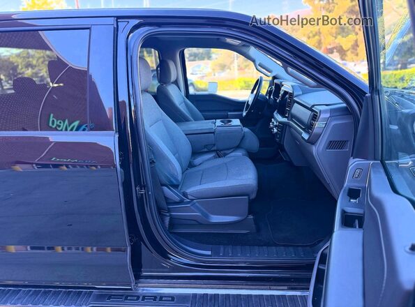 1FTEW3KP3SKE55237 2025 FORD F150 Black Вид ззаду