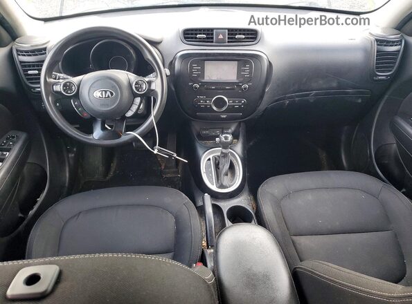 KNDJP3A50H7876713 2017 KIA SOUL Зеленый Вид щитка приборов