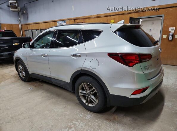 5XYZUDLB8HG490788 2017 HYUNDAI SANTA FE Серебряный Задняя правая четверть