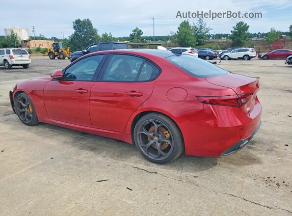 ZARFAECN1H7561781 2017 ALFA ROMEO GIULIA Red Rear right
