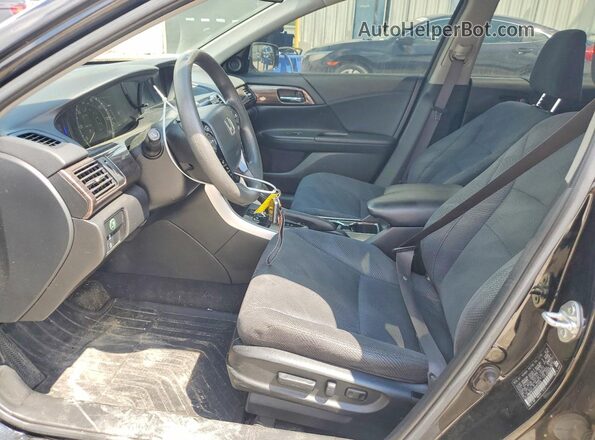 JHMCR6F35HC007820 2017 HONDA ACCORD Black Вид панелі приладів