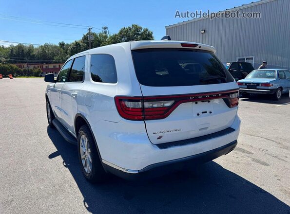 1C4RDJAG8JC462819 2018 DODGE DURANGO Белый Задняя правая четверть