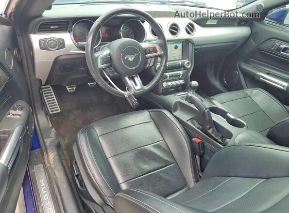 1FA6P8CF7G5235728 2016 FORD MUSTANG Blue ხელსაწყოთა პანელის ხედი