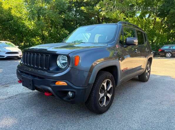 ZACNJDC18MPM20651 2021 JEEP RENEGADE Gray Задня права чверть