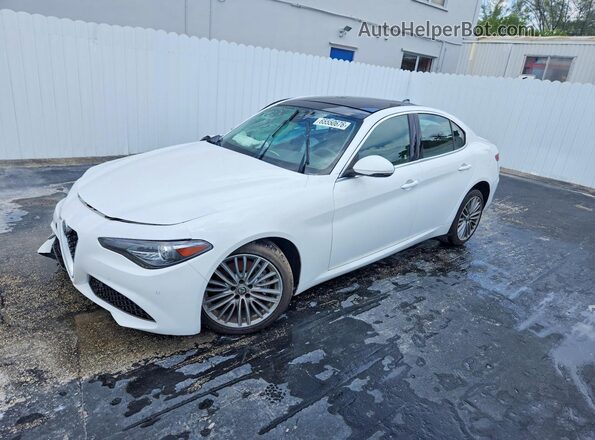 ZARFANBN8L7629553 2020 ALFA ROMEO GIULIA White Tył lewy