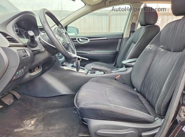 3N1AB7AP6JL646086 2018 NISSAN SENTRA Black Widok deski rozdzielczej