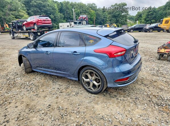 1FADP3L96JL208155 2018 FORD FOCUS Blue უკანა მარჯვენა