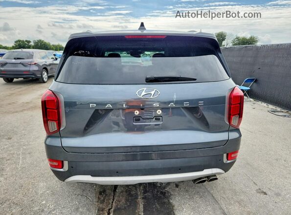 KM8R44HE5NU393797 2022 HYUNDAI PALISADE Gray წინა სალონის ხედი
