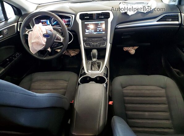 3FA6P0H72GR153549 2016 FORD FUSION Gray Вид щитка приладів