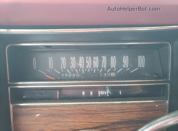 6D47S60236933 1976 CADILLAC DEVILLE Silver Vista del cuadro de instrumentos