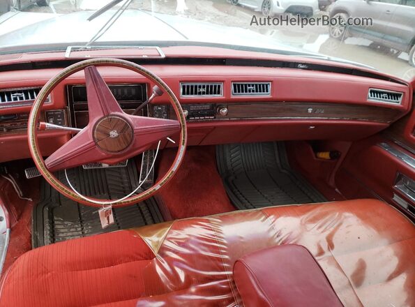 6D47S60236933 1976 CADILLAC DEVILLE Silver Vista del salpicadero