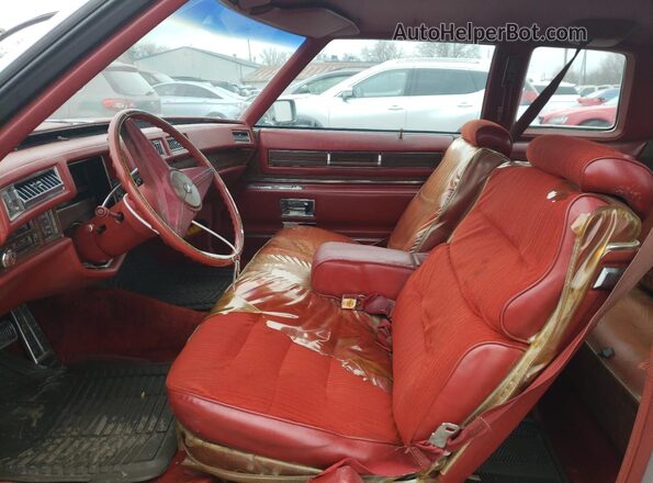 6D47S60236933 1976 CADILLAC DEVILLE Silver Vista interior delantera