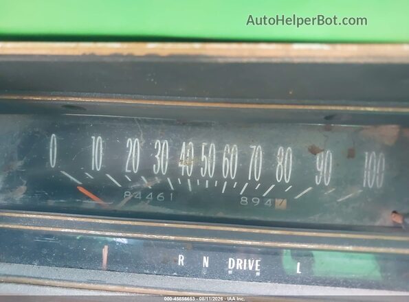 6D47S6E629582 1976 CADILLAC DEVILLE Green Widok tylnych siedzeń