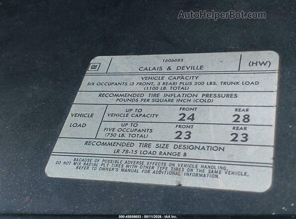 6D47S6E629582 1976 CADILLAC DEVILLE Green 
