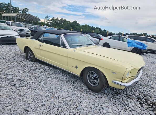 6F08C255905 1966 FORD MUSTANG Yellow Delantero derecho