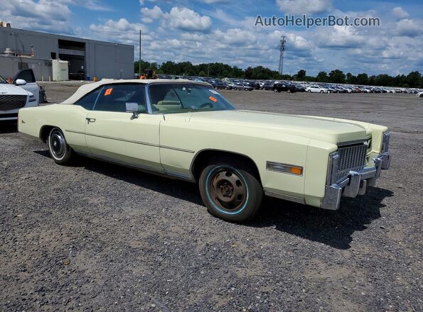 6L67S6Q148702 1976 CADILLAC ELDORADO Кремовый Передняя правая четверть