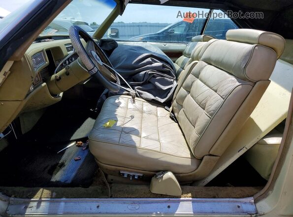 6L67S6Q148702 1976 CADILLAC ELDORADO Кремовый Вид салона спереди