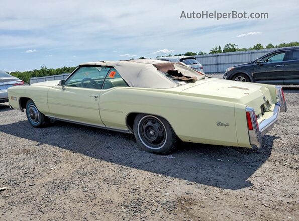 6L67S6Q148702 1976 CADILLAC ELDORADO Кремовый Задняя левая четверть