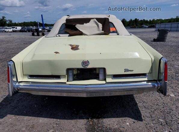 6L67S6Q148702 1976 CADILLAC ELDORADO Кремовый Вид сзади