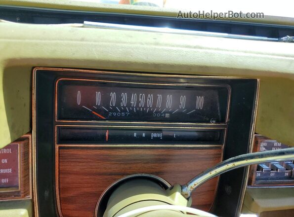 6L67S6Q148702 1976 CADILLAC ELDORADO Кремовый Вид щитка приборов