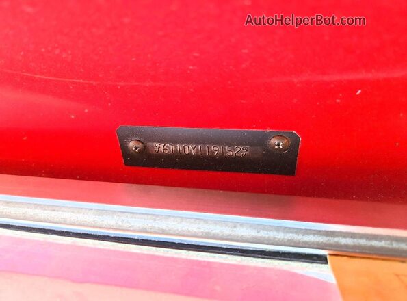 6T10Y119152 1976 FORD UNKNOWN Красный Вид подкапотного пространства