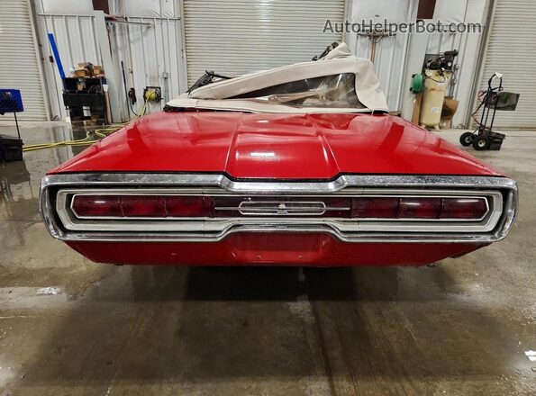 6Y85Q109804 1966 FORD T Red უკანა ხედი