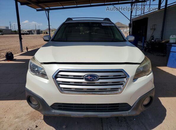 4S4BSAHC8H3418013 2017 SUBARU OUTBACK White Widok z tyłu