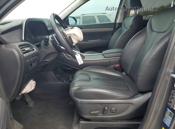 KM8R44HE5NU429178 2022 HYUNDAI PALISADE Gray წინა პანელის ხედი