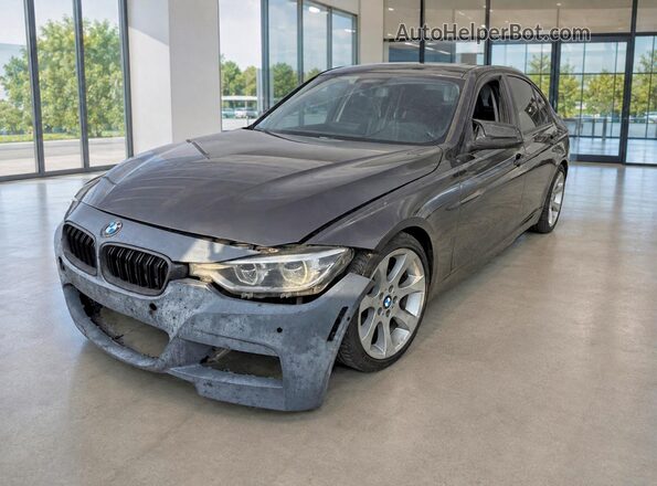 WBA8E1G51GNT34317 2016 BMW 3 SERIES Black Rear right