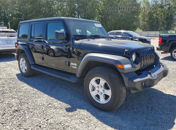 1C4HJXDG2JW133499 2018 JEEP WRANGLER Black წინა ხედი