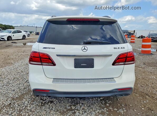 4JGDA6EB9JB007574 2018 MERCEDES-BENZ GLE White Widok wnętrza z przodu