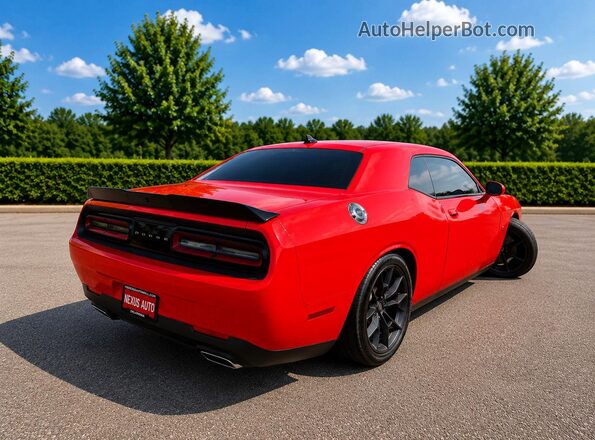 2C3CDZJG0NH175180 2022 DODGE CHALLENGER Orange Vista frontal