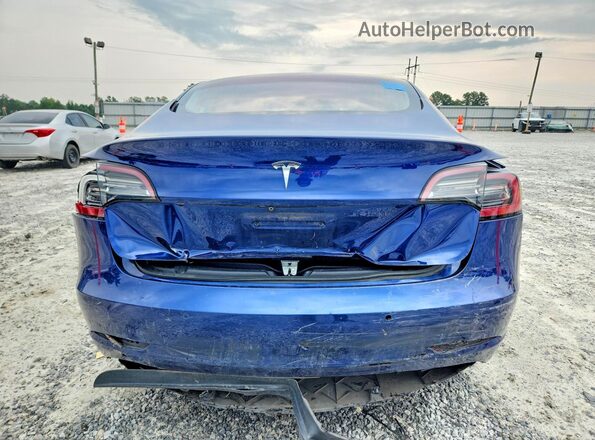 5YJ3E1EA0KF309140 2019 TESLA MODEL Blue Front interior view